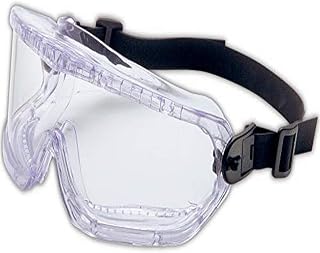 Uvex 11250810 V-Maxx Wrap-Around Goggle, Indirect Vent, Capacity, Volume, Glass, Standard, Clear