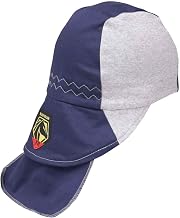 Black Stallion AH1630-NG FR Cotton Welding Cap with Bill Extension, Navy/Gray