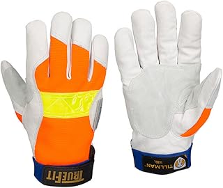 John Tillman TIL1486L Large Hi-Viz Orange/Gray True Fit Top Grain Pigskin Thinsulate Lined Cold Weather Gloves, English, 15.34 fl. oz, Plastic, 1 x 7.5 x 5