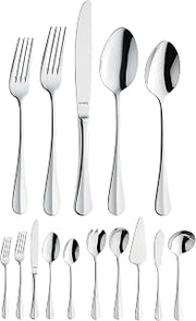 Amefa Baguette Flatware Set - Silver, Set of 45
