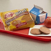 Eggo Minis Blueberry Flavored Pancake, 3.03 Ounce -- 72 per case.