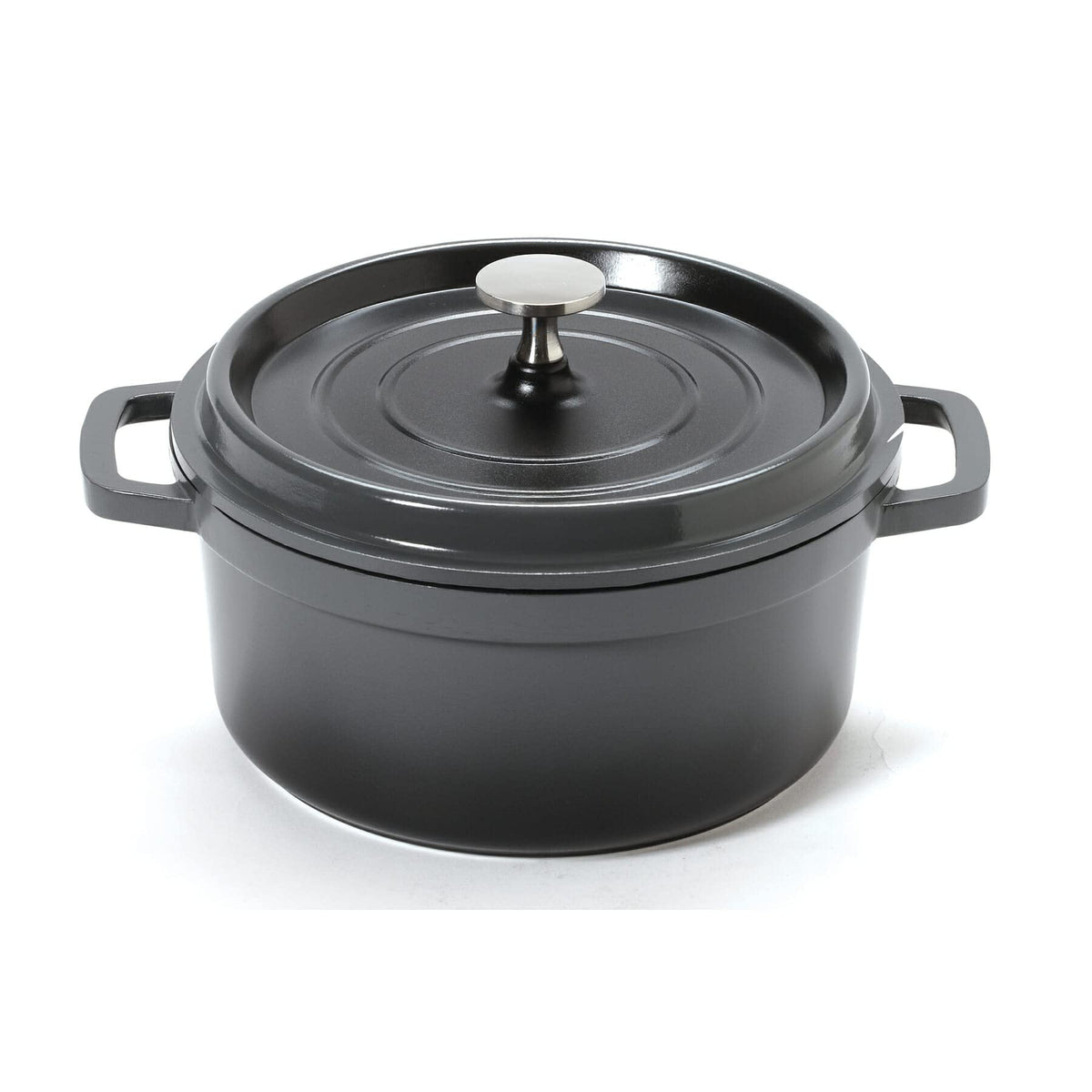 GET 2.5 Quart / Round / Gray Dutch Ovens