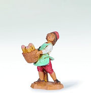 Fontanini by Roman, 5" H Isaak The Baker Nativity Figure, Religious Christmas Decoration