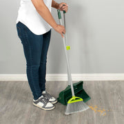 Broom and Dustpan Set for Home - Both Indoor by Pine-Sol – Green & Gray, Model PNS-76373