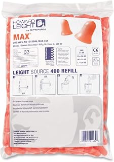 Howard Leight Max Disposable Earplugs Refill - 2 / Pair - Orange