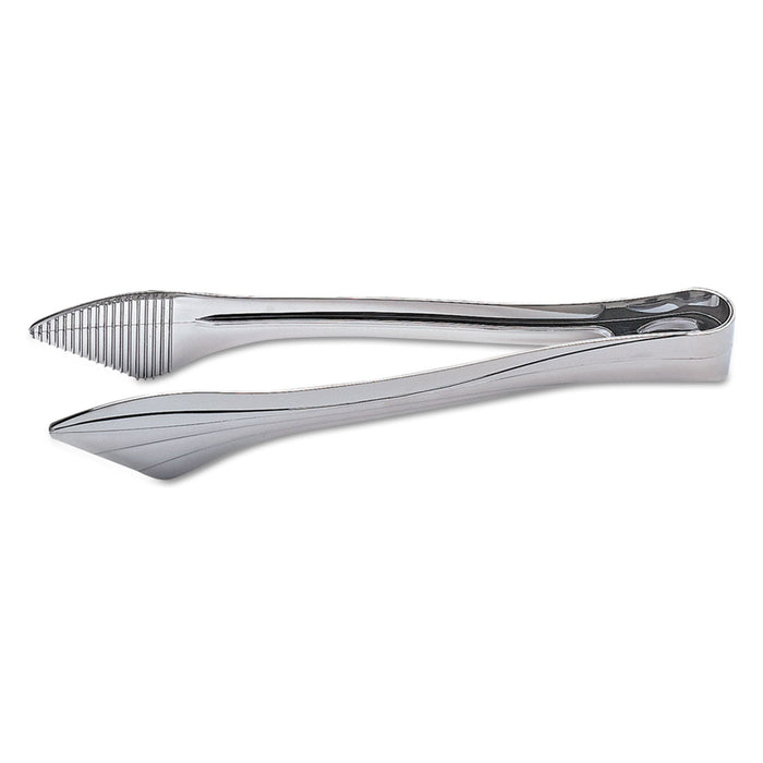 RFTNG9 Reflections Heavyweight Plastic Serving Tongs, Silver (Case of 40)