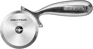 Dexter Russell S3A-PCP Sani-Safe 18030 Pizza Cutter, 2-3/4" Diameter DEXSTEEL High Carbon Replaceable Blade with Durable Aluminum Handle, Professional Kitchen Pizza Slicer Tool, Commercial Grade