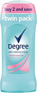 Degree Antiperspirant Deodorant Sheer Powder for Women 2.6 oz 6 Twin Packs