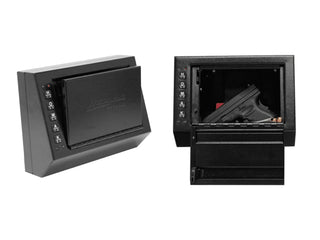 First Watch Electronic Access Pistol Box by Homak – 3.5 Inch, 182.25 cubic_inches, Rugged steel, Flat Black, Model HS10036683