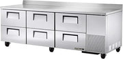 True 6-Drawer S/S Deep Worktop 30.9 Cu Ft Refrigerator