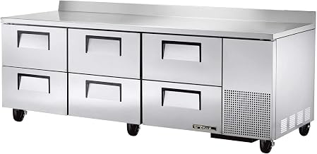 True 6-Drawer S/S Deep Worktop 30.9 Cu Ft Refrigerator