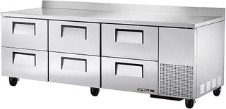 True 6-Drawer S/S Deep Worktop 30.9 Cu Ft Refrigerator
