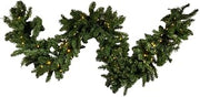 Kurt Adler Pre-Lit Twinkle LED Vanderbilt Garland