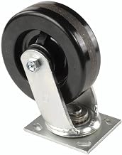 6" Plastic Wheel, Heavy Duty Swivel Plate Caster, 800 Lb. Capacity