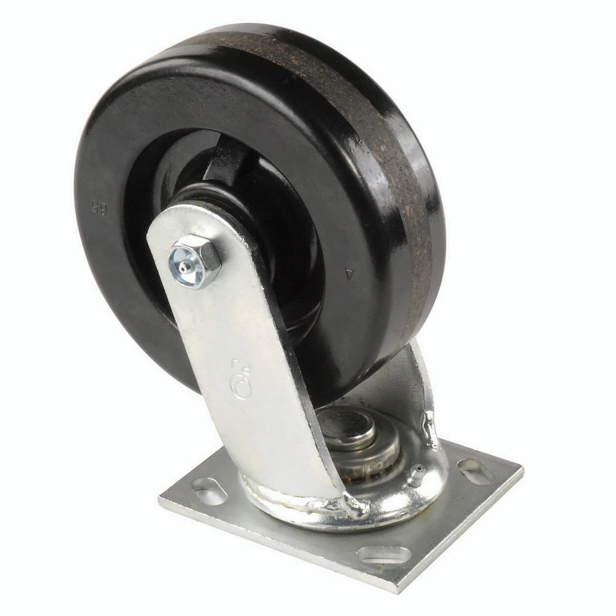 6" Plastic Wheel by Casters, Wheels & Industrial Handling – 8"L x 2"W x 7.5"H, Plastic, Model CW4-620S-PHRB