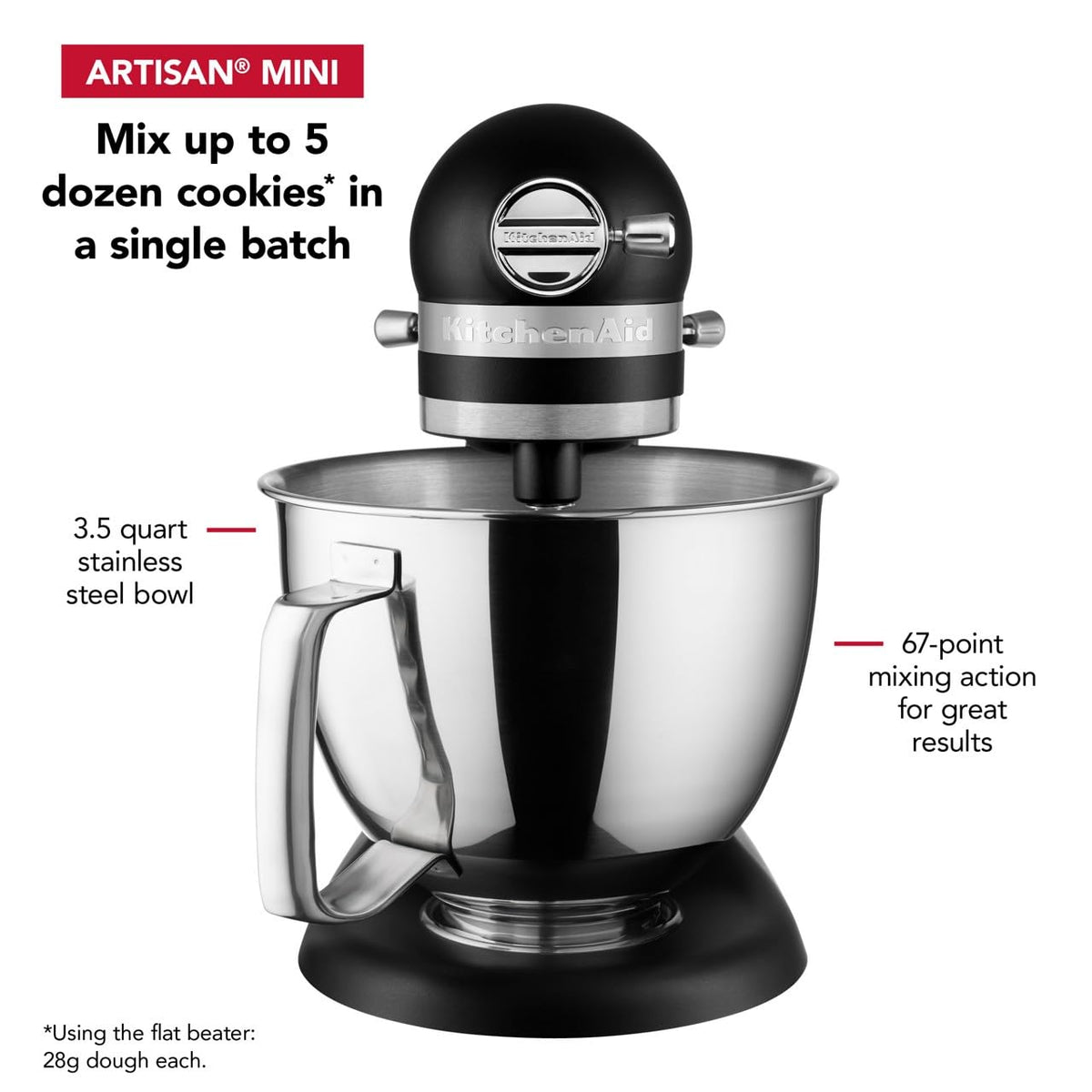 KitchenAid Black Matte / Stand Mixer / 3.5 quart Stand Mixers