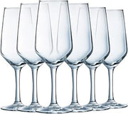 Arcoroc Silhouette Collection - Set of 6 Champagne Flutes 18 cl - Shine, Transparency and High Resistance - Reinforced Packaging