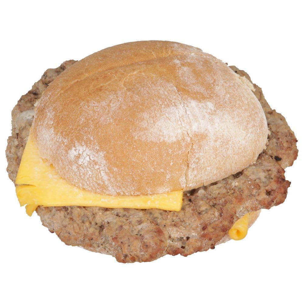 Flamebroiled Jumbo Cheeseburger, 7.0 oz. (12 Count) by Advance Pierre – 7 Ounce (Pack of 12), Pack of 12