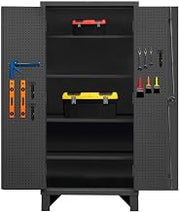 Durham HDCP244878-PB32-4S95 Cabinet, 24X48, 4 shelf, 32 peg hooks