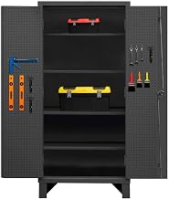 Durham HDCP244878-PB32-4S95 Cabinet, 24X48, 4 shelf, 32 peg hooks
