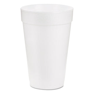 Container Corp. 16J16 Foam Cups by DART – 1000 Count (Pack of 1), 16.0 ounces, foam, White, Pack of 1000