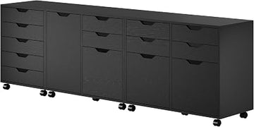 Winsome Halifax 3-Pc Set Cabinets, Black