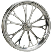 Wheel, V-Series 2.0 1 Piece, 17 x 2.25 in, Anglia Spindle Mount, Aluminum, Polished, Each by Weld Racing – Stock, Aluminum, Model 84P-17000