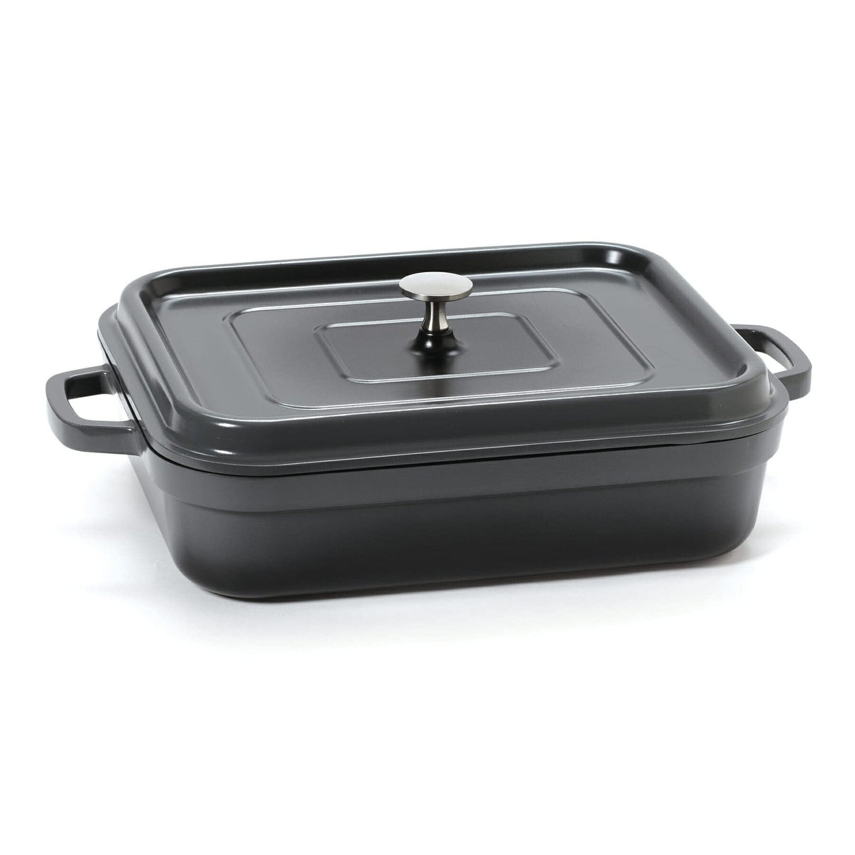 GET 5 Quart / Rectangular / Gray Roasting Pans