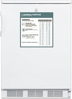 ACCUCOLD 24” Refrigerator, 5.5 cu.ft. Capacity, Undercounter, Commercial, General Purpose Medical, White - FF7LWGPC (Standard, Right Hand Door)