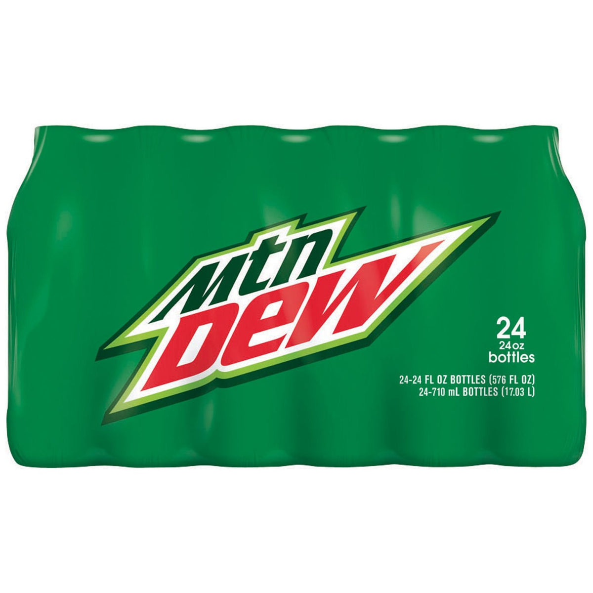 24 oz. bottles - 24 pk. by Mountain Dew – 24 Fl Oz (Pack of 24), Green, Pack of 24