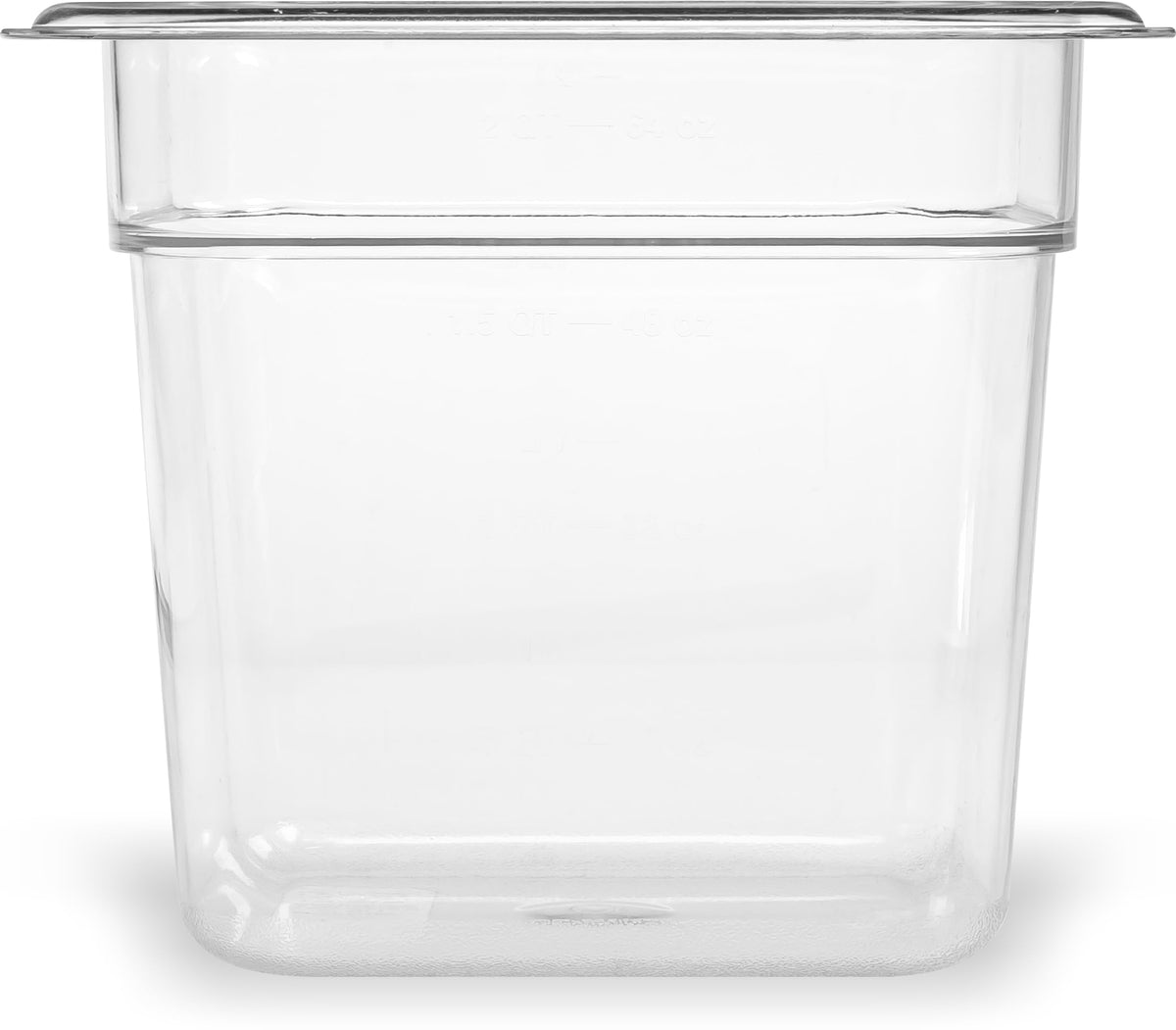 Carlisle FoodService Products Clear / 6 Inches / Modern Storage & Transport