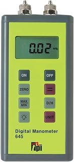 TPI 665L Dual Input Differential Liquid Manometer, +/-100 psi