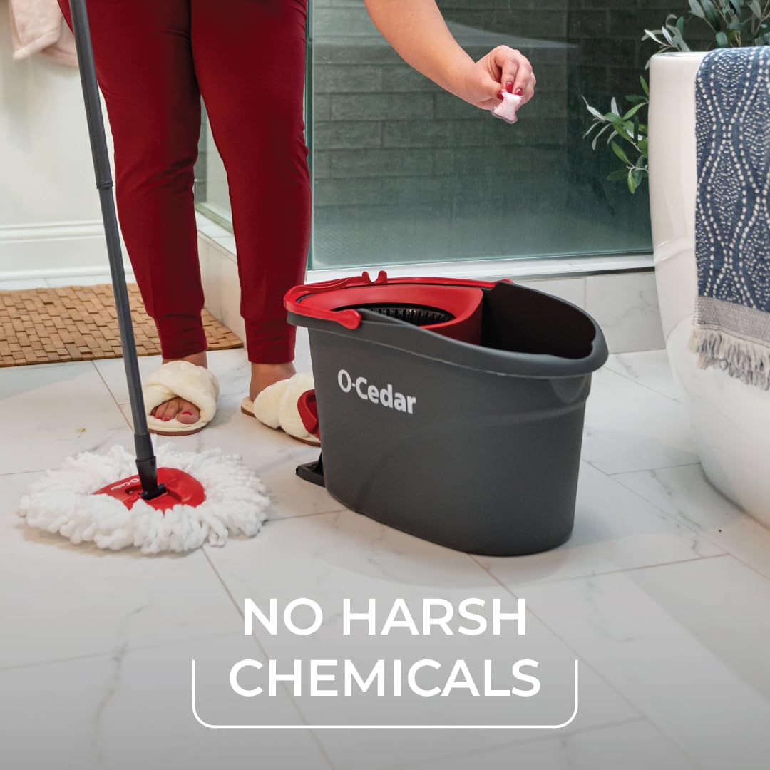 O-Cedar EW + 2 Refills W/Lavender PACS / Red / 1 Mops & Bucket Sets