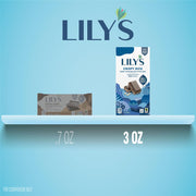 Lily's Crispy Rice Dark Chocolate Style / 3 Ounce (Pack of 12) / Dark Brown Candy & Chocolate Bars