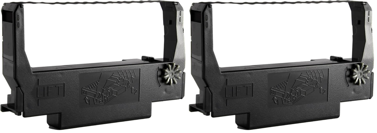 Epson 1 (Pack of 2) / Negro / 1 Impact & Dot Matrix Printer Ribbons