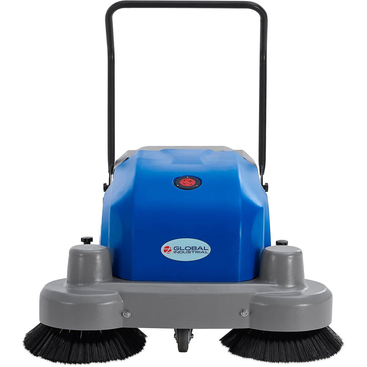 Auto Walk-Behind Sweeper by Global Industrial – Metal/Plastic, Blue/Gray