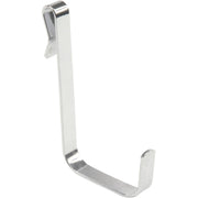 Single Hook (Package of 6) by Nexel – 7"L x 5"W x 3.25"H, Steel, Chrome, Model AWSH