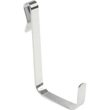 Single Hook (Package of 6) by Nexel – 7"L x 5"W x 3.25"H, Steel, Chrome, Model AWSH