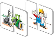 The Learning Journey My First Match It - On the Farm - 15 Self-Correcting Farming Image Matching Puzzles , White