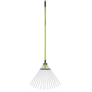 Power Tools by ALM Expandable Leaf Rake by Earthwise – Green, Model ELF001-1