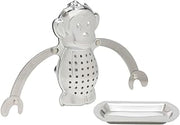HIC Harold Import Co. HIC Tea Infuser with Drip Tray, Single, Monkey