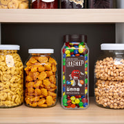 Milk Chocolate and Peanut Bulk Candy Jars by M&M's – Bite Size (Pack of 2), Pack of 4