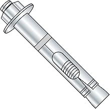 Steel Zinc Plated Sleeve Anchor Hex Head 3/8" Diameter x 1 7/8" Length (Pack of 50)