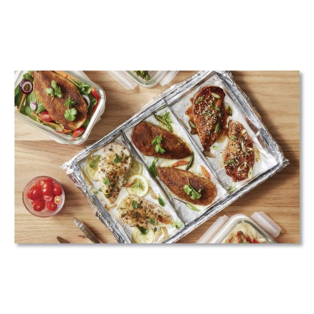 Wrap Pop-Up Interfolded Aluminum Foil Sheets by Reynolds – 500 CT, Aluminum, Pack of 500, Model U07211R0