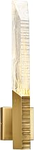 CWI Lighting Petra Integrated LED 22in Brass Wall Light with Handcrafted Glass for Living Room, Bedroom, Hallways & Corridors