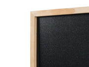 Pine Wood Frame Chalkboard - 24" x 36" by MasterVision – 36"W x 24"H, Pine Wood, Black, Model PM07010119