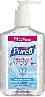 Purell 965212EA Advanced Instant Hand Sanitizer, 8oz Pump Bottle