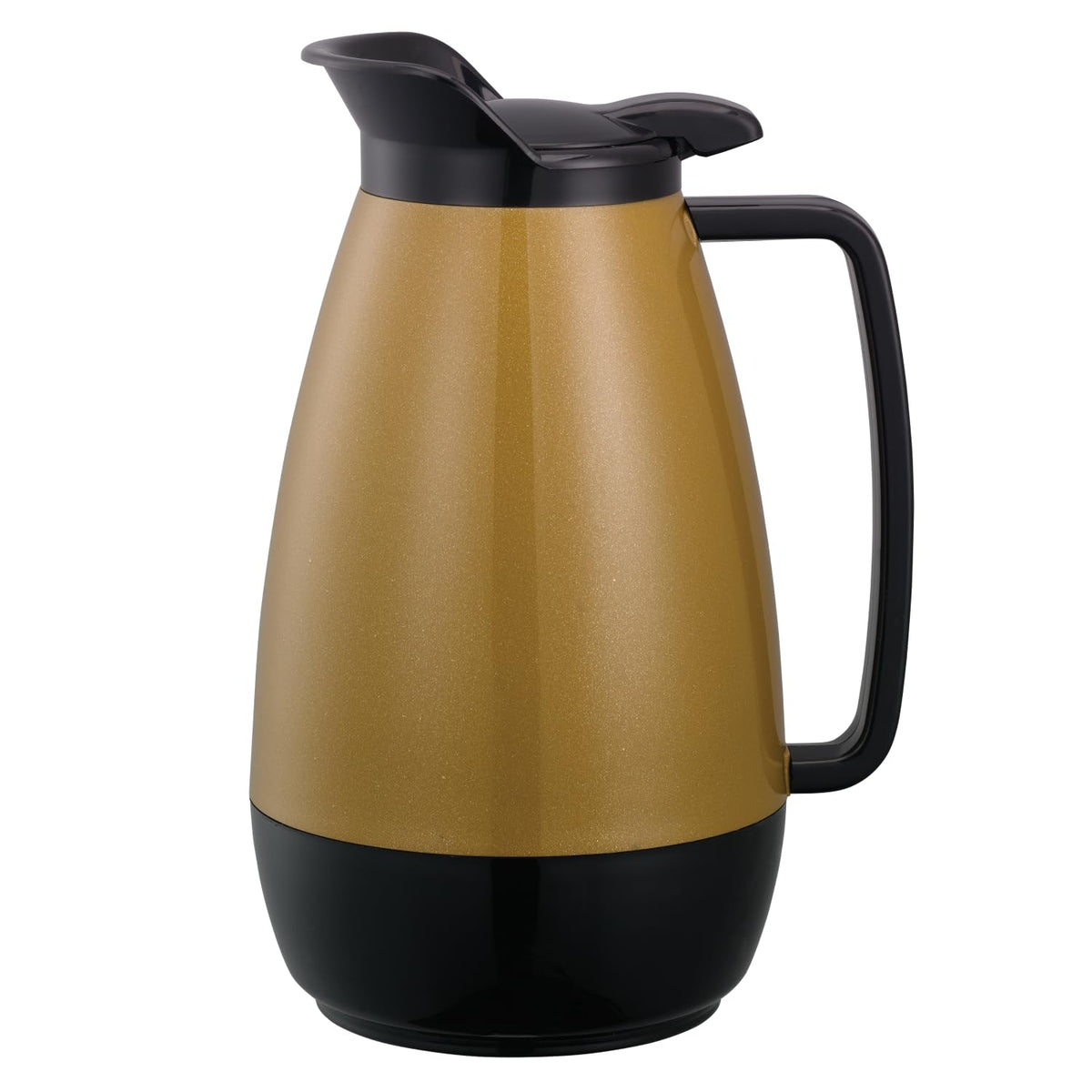 Thermo-Serv Foam Insulated Server by Service Ideas – 33.8 Ounces, 1.0 liters, Plastic, Gold, Model TS101KB