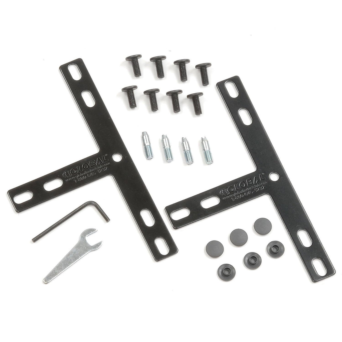 Office Panels 3 Way Connector Kit for 60"H Panel by Global Industrial – Steel, Black, Model 238648