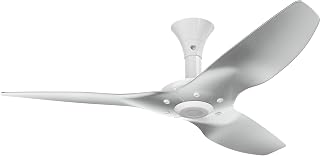 Big Ass Fans Haiku 52" Diameter, Smart Indoor Ceiling Fan (Low Profile Mount, Brushed Aluminum/White Hardware)
